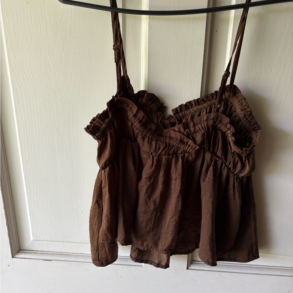 American Eagle Outfitters Brown Camisole Top - Picture 2 of 3